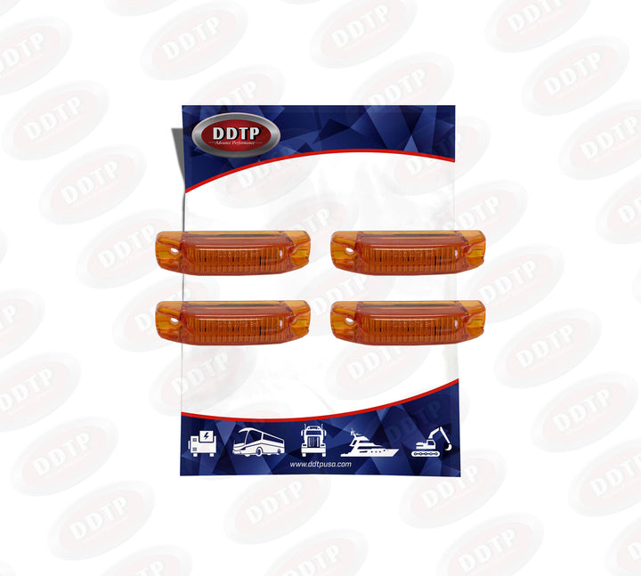 Amber Marker / Clearance Light (6 LED) (Set of 4)