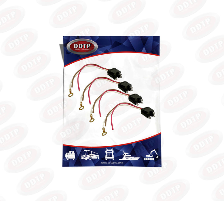 Cable flexible recto S/T/T para luces (3 cables) (juego de 4)