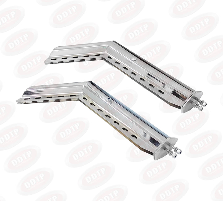 Mud Flap Hanger Bracket Chrome Left and Right Hand Set