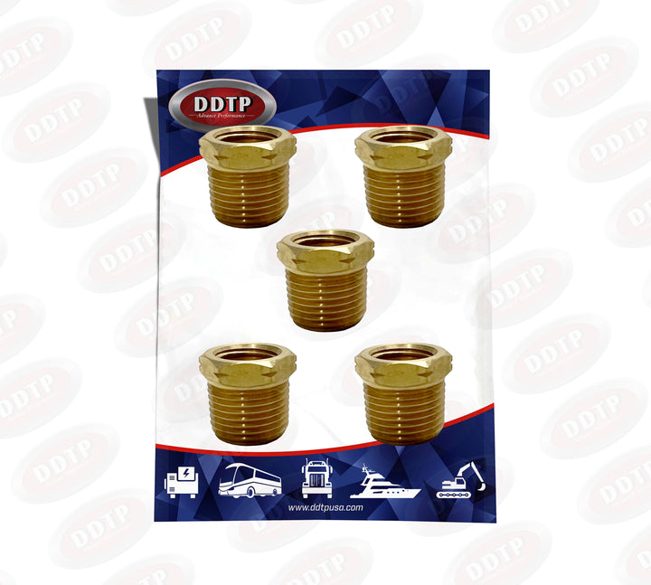 Hex Socket Bushing 3/8"NPT x 1/4"FNPT (Set of 5)