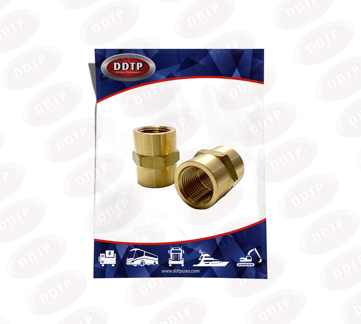Hex Female Coupling 3/8" (Set of 2)
