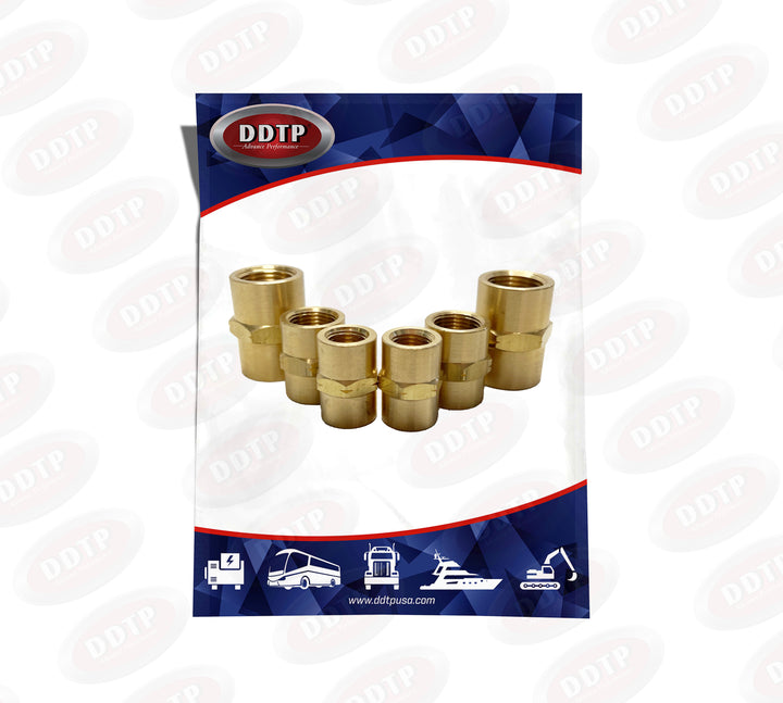 Hex Female Coupling Kit (2 - 1/4" + 2 - 3/8" + 2 - 1/2")NPT
