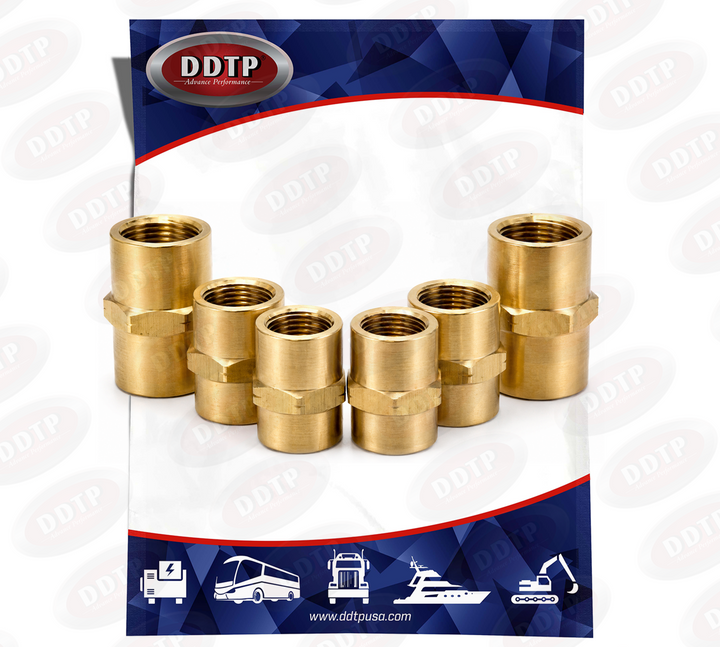 Kit de acoplamiento hembra hexagonal (2 - 1/4" + 2 - 3/8" + 2 - 1/2") NPT
