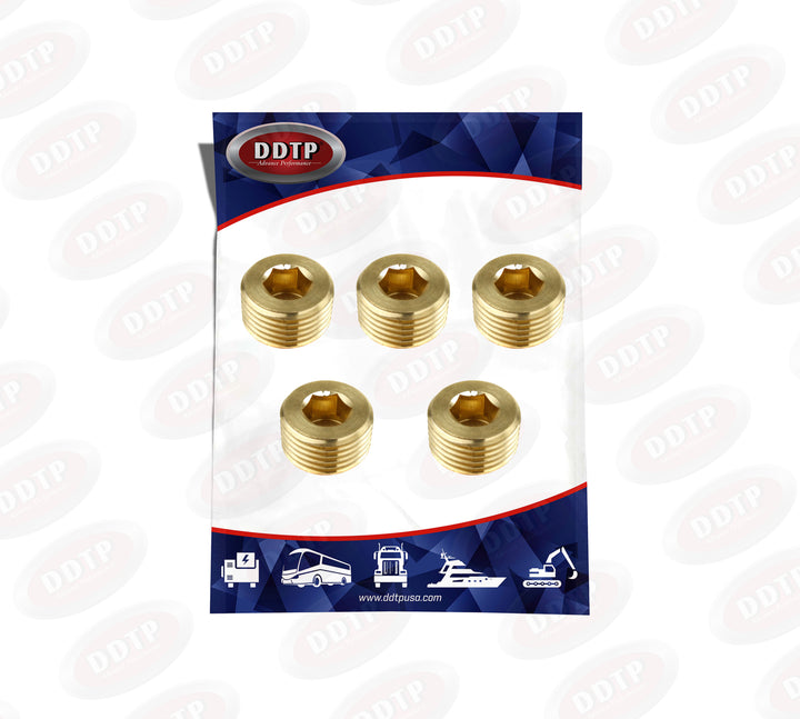 Hex Socket Plug 3/8"NPT (Set of 5)