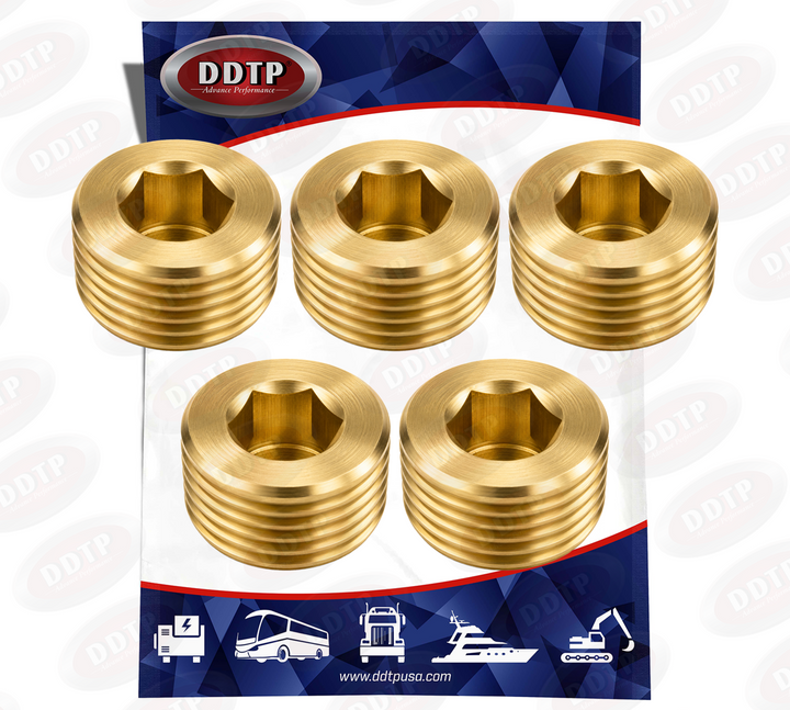 Tapón hexagonal de 3/8" NPT (juego de 5)
