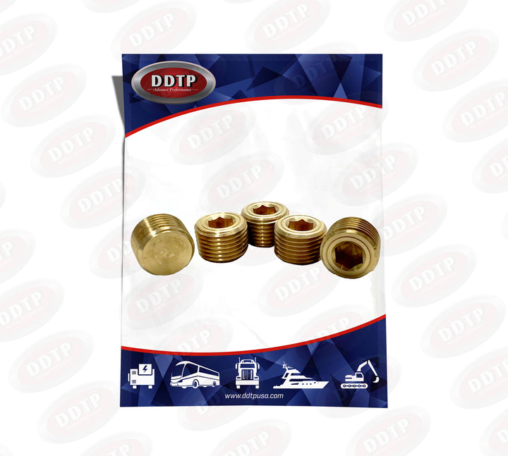 Hex Socket Plug 1/2"NPT (Set of 5)