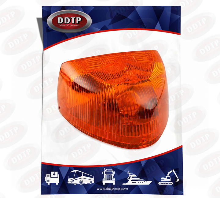 LED Park Turn Marker Assembly Amber Peterbilt Series 379 1987-2007