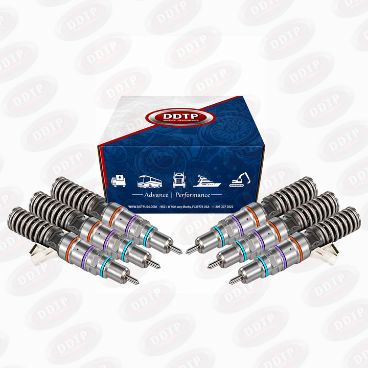 Set of 6 Fuel Injector for Detroit Diesel S60 14L