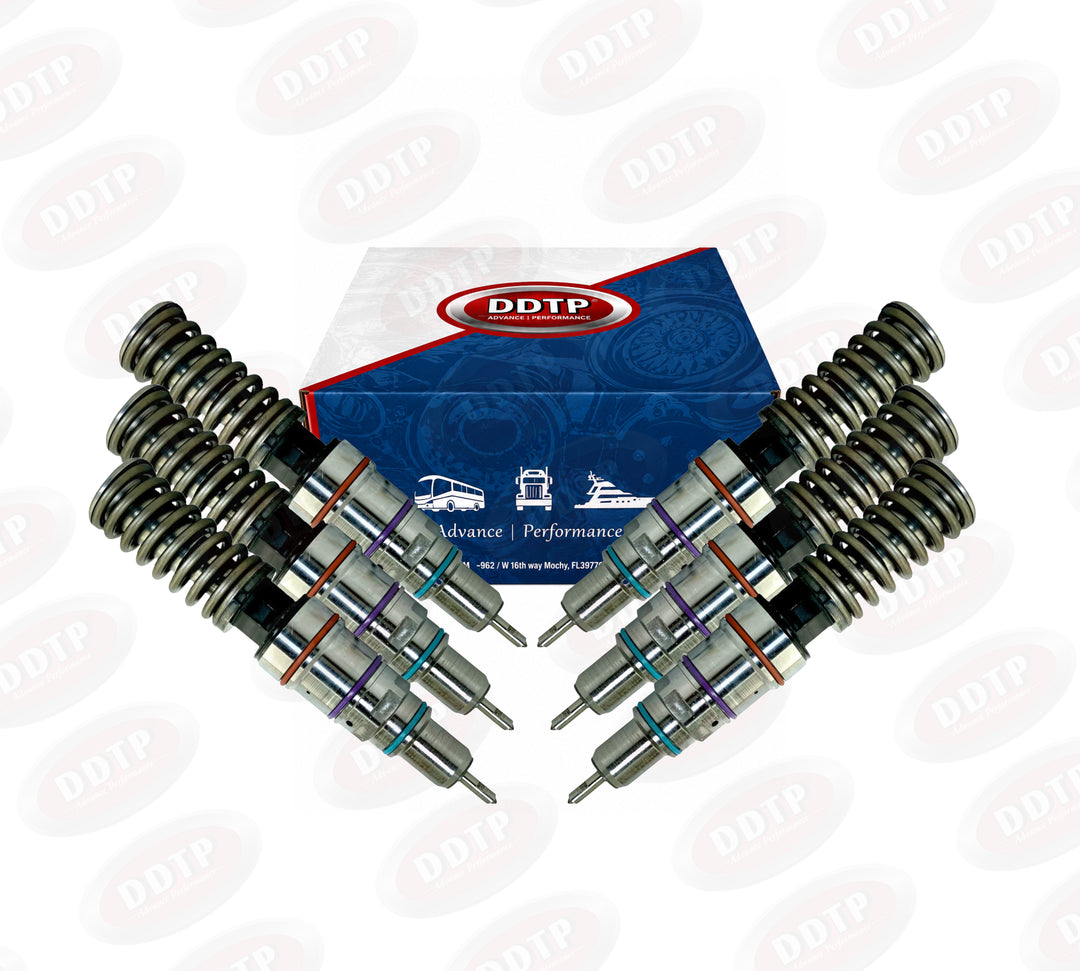 Set of 6 Fuel Injector for Detroit Diesel DD13 12.8L (2010-2015) (RA4600701187)