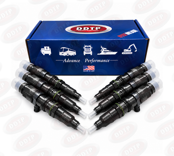 Set of 6 Fuel Injector for Detroit Diesel DD13 12.8L (2010-2015)