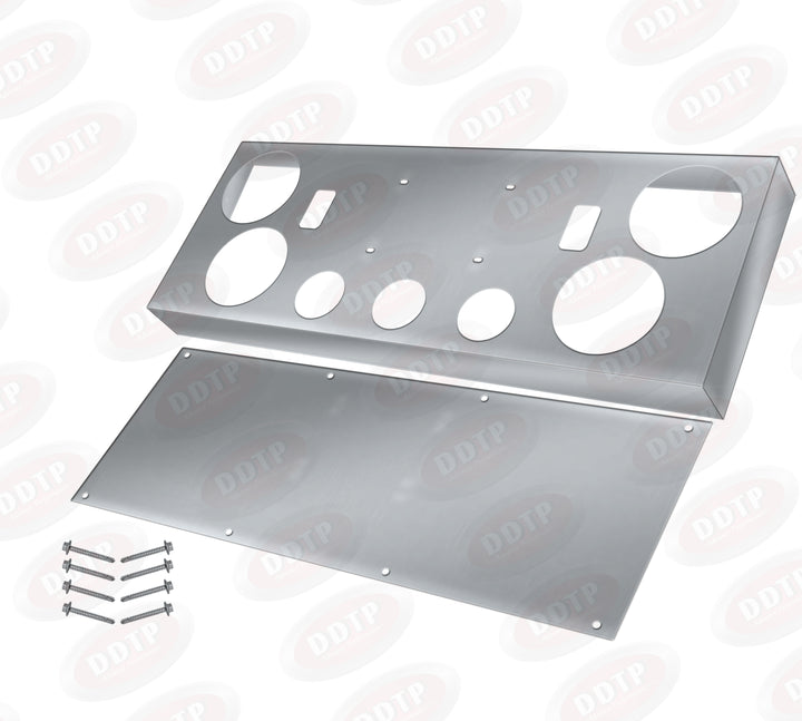 Stainless Steel Rear Central Panel Assembly with Holes