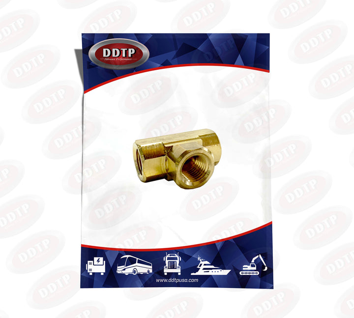 Brass Pipe Tee Fitting 3/8” Extruded