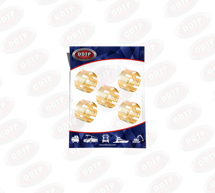Brass Air Brake Hose Sleeve 3/8" (Set of 5)