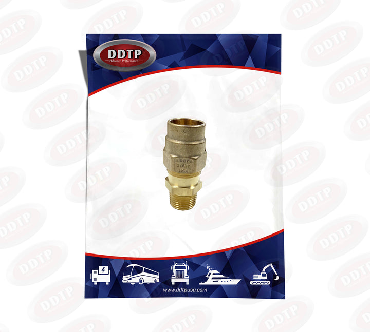 Brass Male Connector Fitting 3/8" x 3/8"