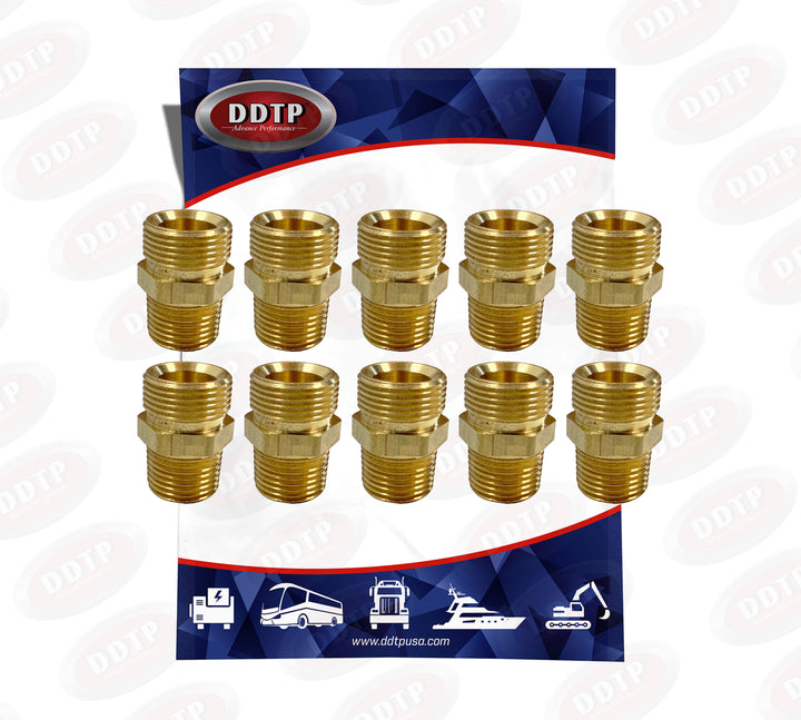 Brass Adapter End 3/8" x 3/8" (Set of 10)