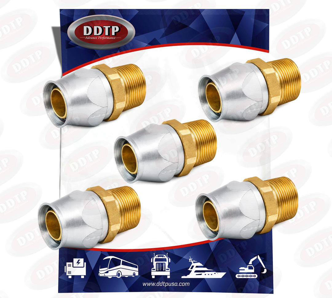 Male Pipe End Fitting (Size 8 For Size 10 Hose) (Set of 5)