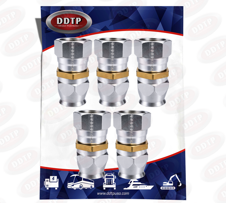 Female JIC Swivel Fitting (Size 10 For Size 10 Hose) (Set of 5)