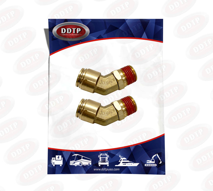 45° Male Elbow 5/8" OD x 1/2" NPT (Set of 2)