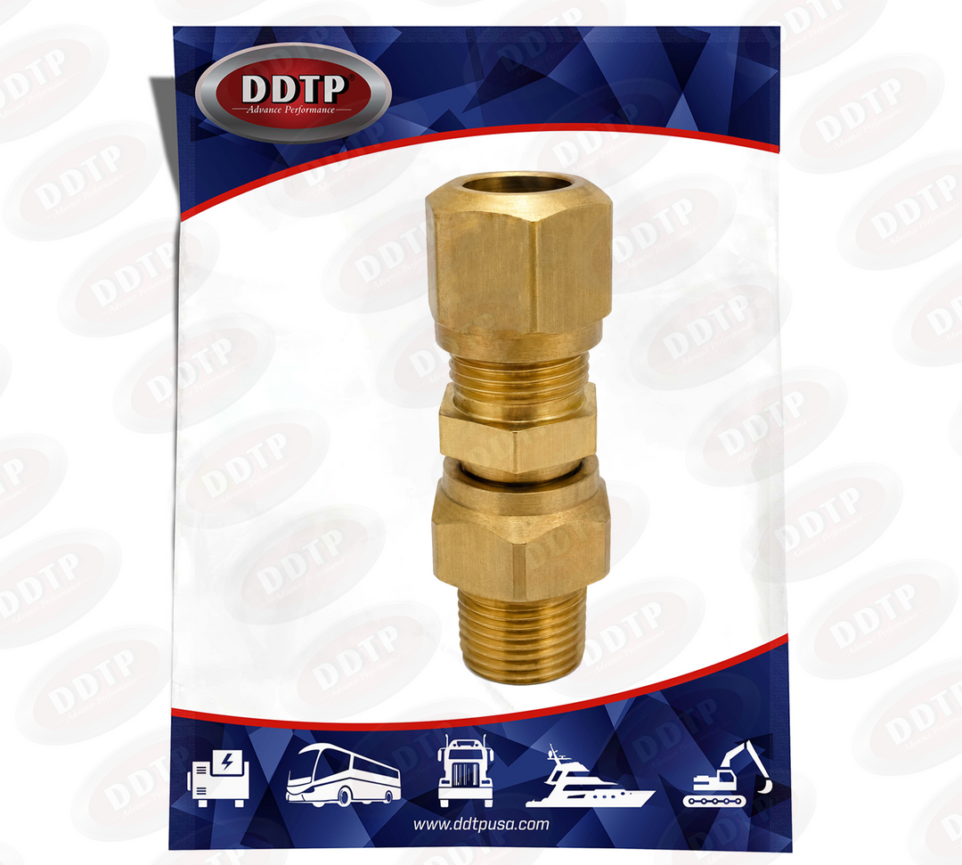 Brass Straight Male Swivel Fitting 3/8"