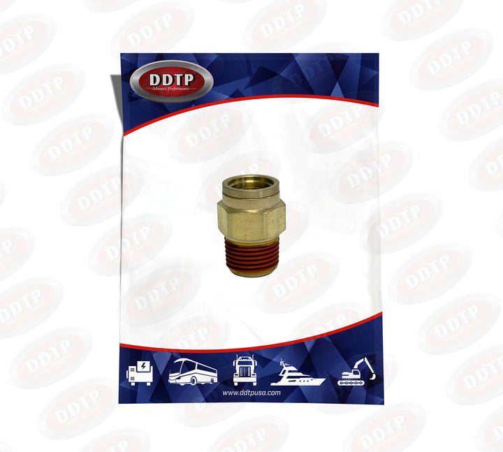 Brass Male Connector - Push In 5/8" x 1/2"