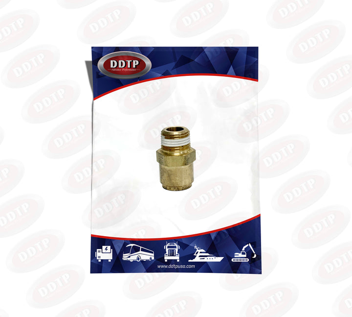 Brass Male Connector Push In Fitting 1/2" x 3/8"