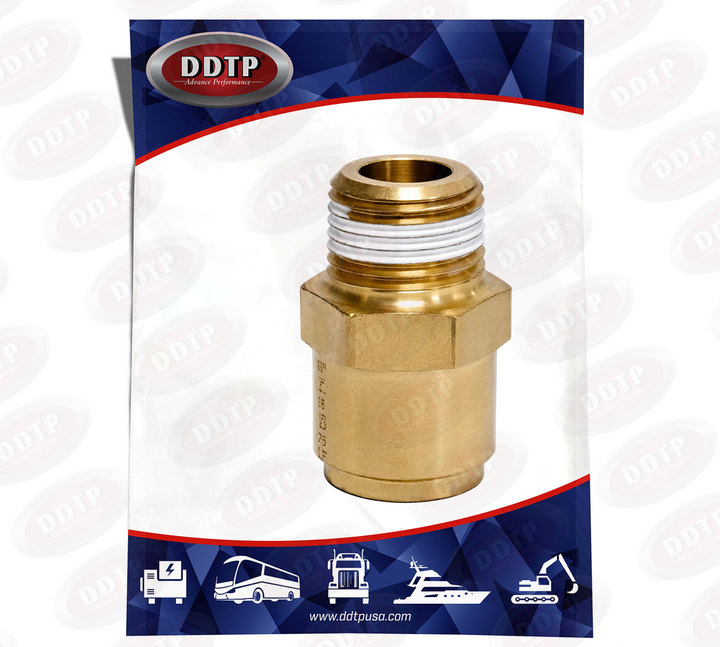 Brass Male Connector - Push In Fitting 1/2" x 1/2"