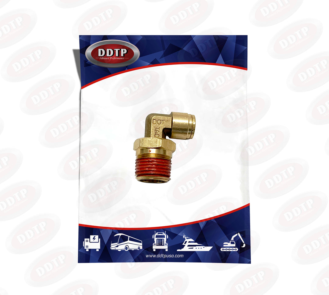 90° Male Elbow 3/8” OD x 3/8" NPT