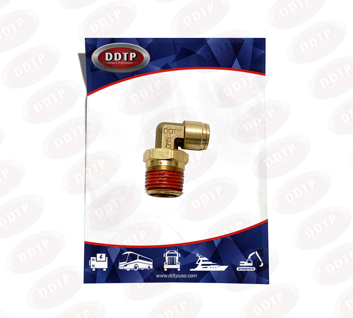 90° Male Elbow 3/8” OD x 1/2" NPT