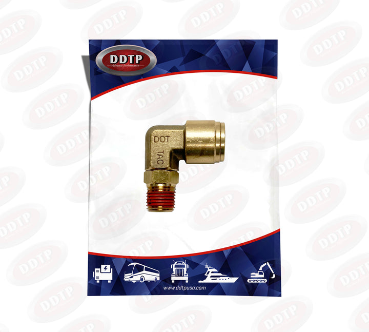 90° Male Elbow 1/2” OD x 1/4" NPT