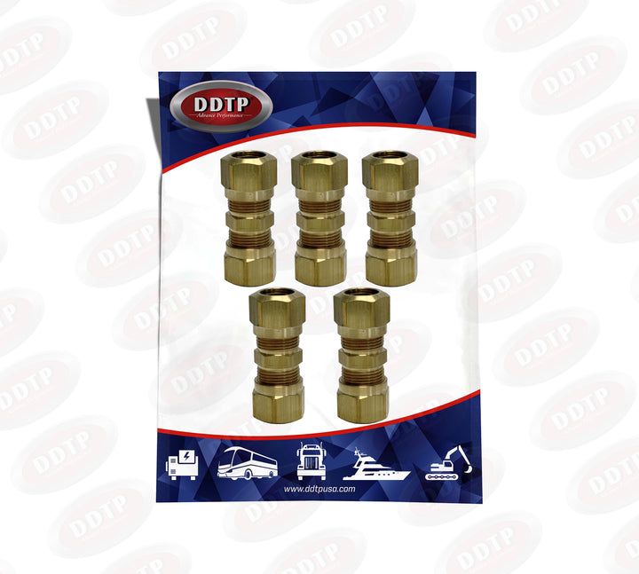 Brass Union Fitting 5/8" (Set of 5)
