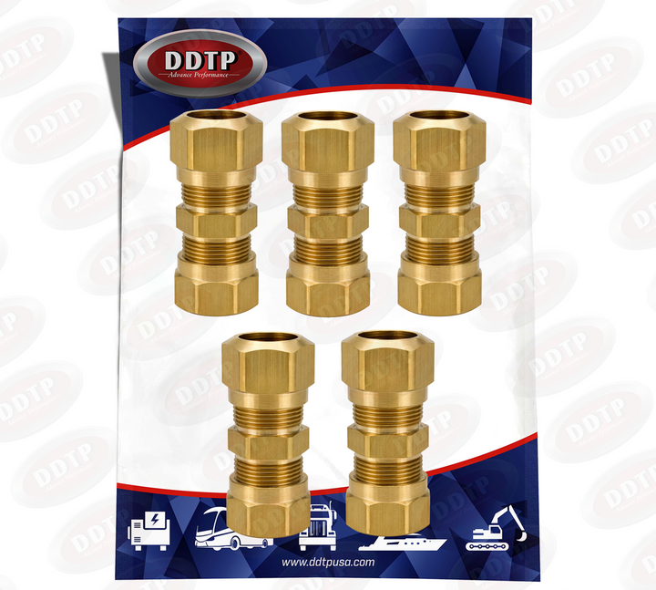 Accesorio de unión de latón de 3/8" (juego de 5)