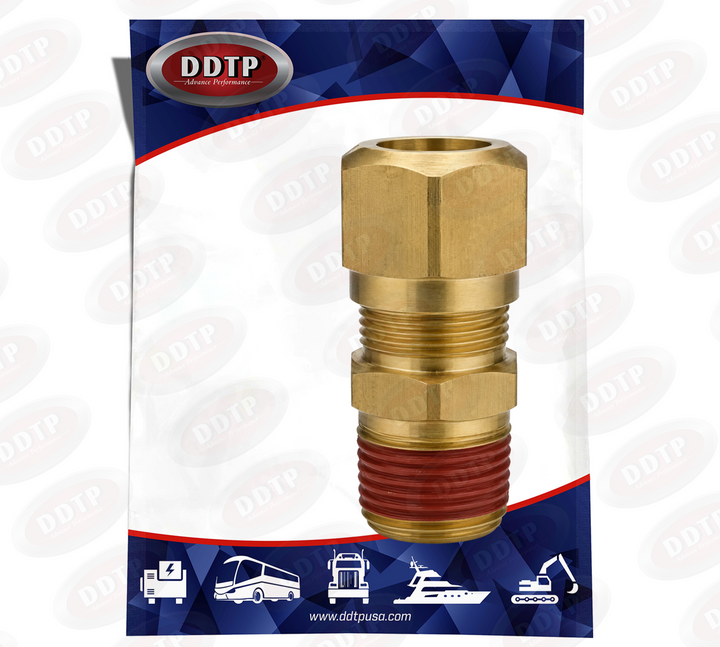 Accesorio de conector macho de latón de 5/8" (sin sellador)