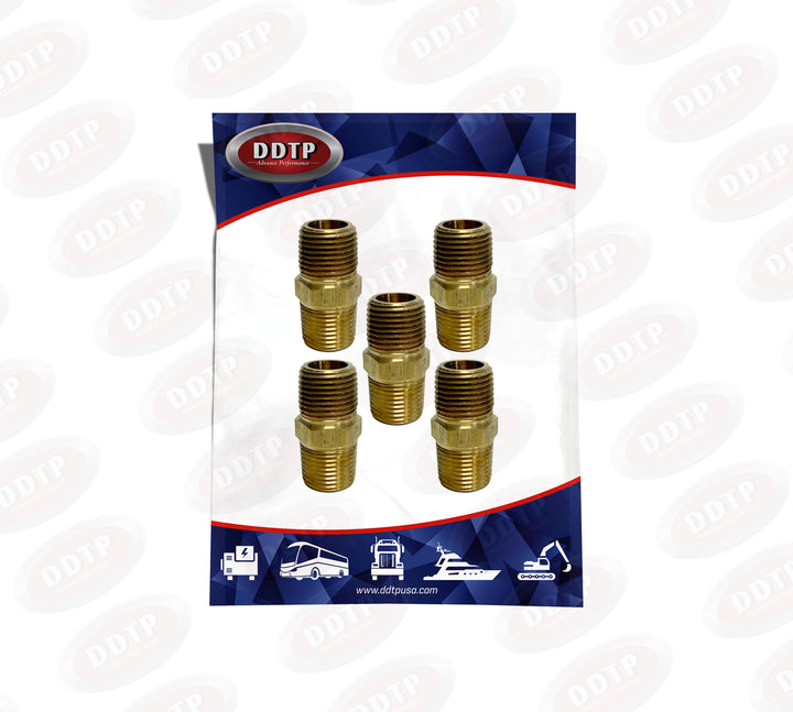 Accesorio de boquilla hexagonal de latón de 1/2" (juego de 5)