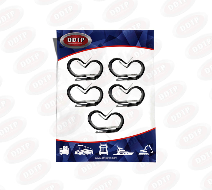 Vinyl Coated Clamp 5/8" x 1" (Set of 10)
