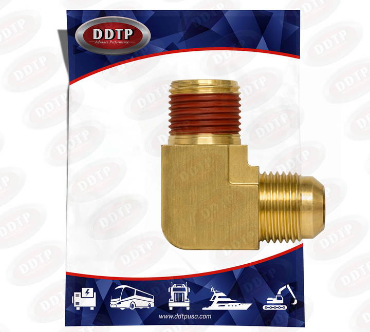 Coupling Male 90° 1/2" X 7/8-14" Thread Size