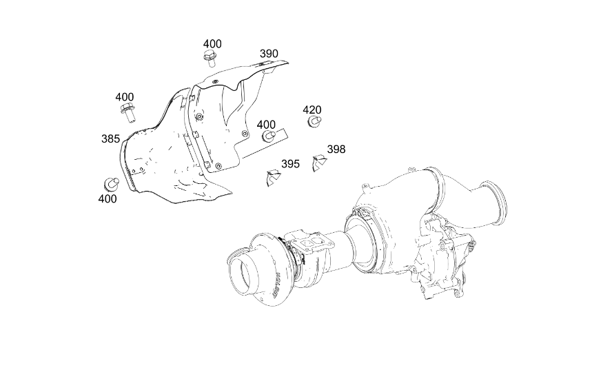 Turbocharger ASM HX55 DD15 903 (EA4720960799, 3768075)