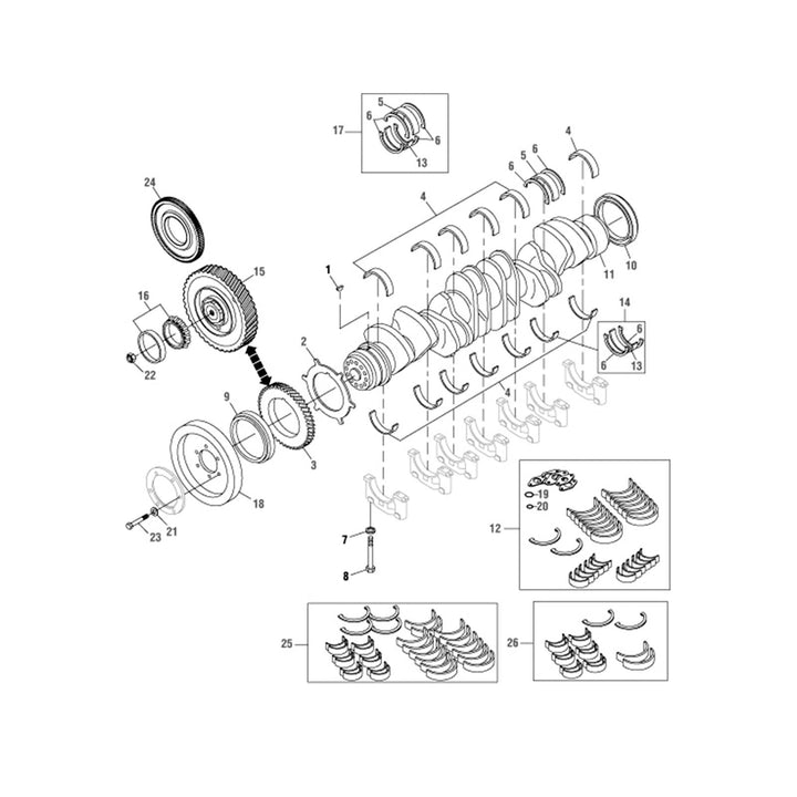 O/H Kit S60 Lower 14L ( 23533692 )