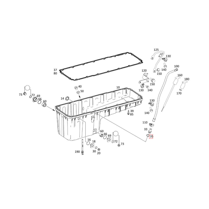 Oil Suction Seal and Gasket Kit DD15